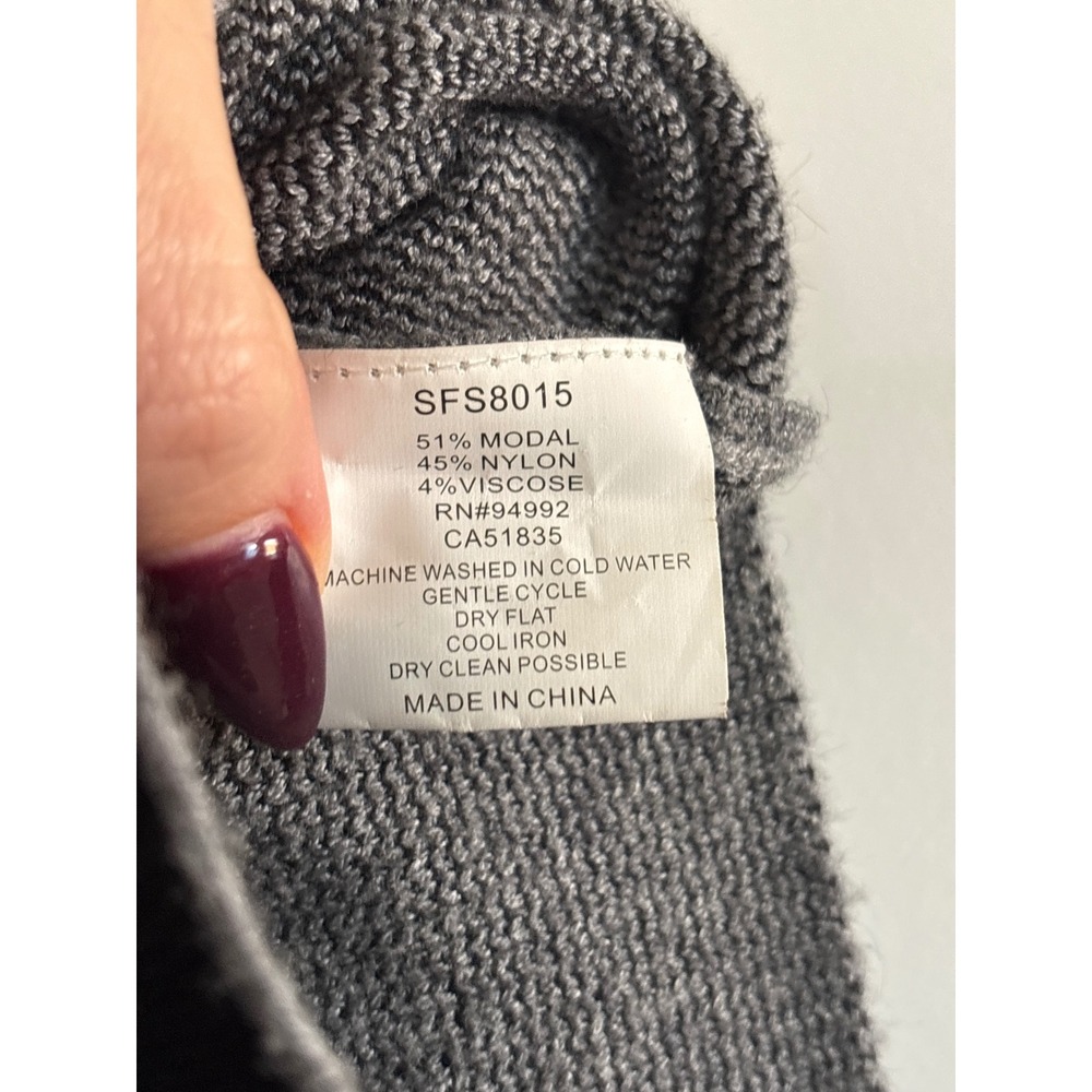 Patrizia Luca Milano Colorblock Turtleneck Poncho Sweater L XL - Picture 5 of 5